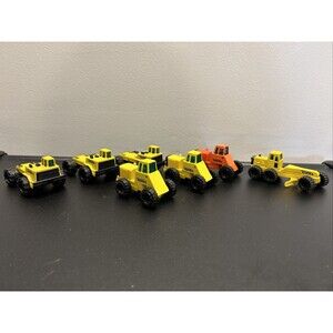Tonka Toy Lot of 7 Trucks 1990s 1992 1994 Mini Small Vintage construction